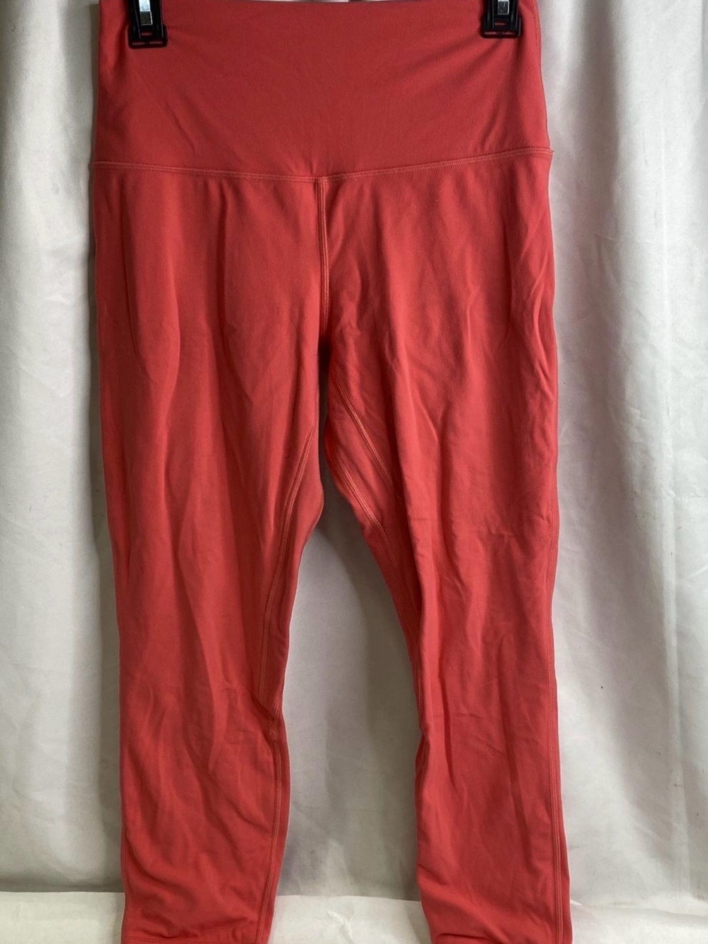 lululemon athletica Coral-Red High Waist Leggings